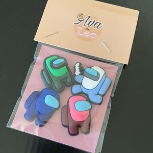 Among Us Croc Charms